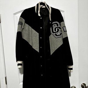 Opening Ceremony OC patch bonded oversized coat
